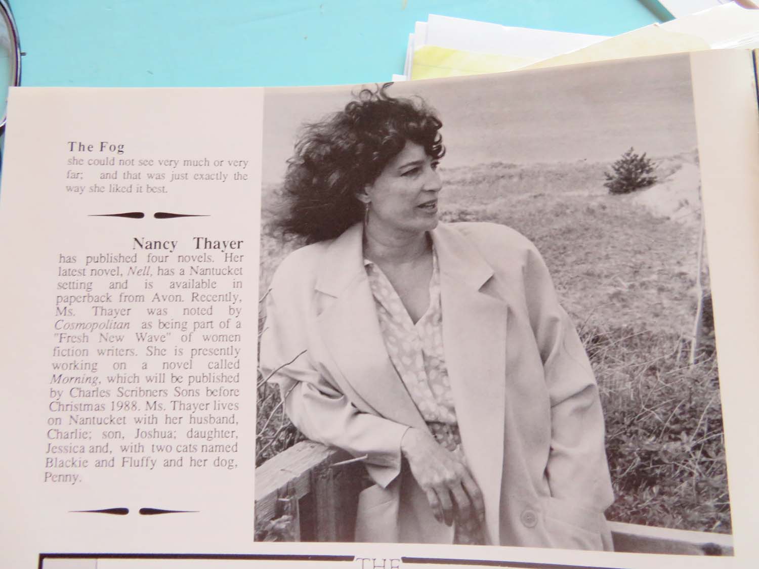 Clipping from a magazine.