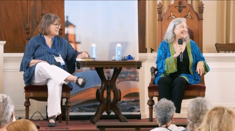 Nancy Thayer & Meg Ruley at The Nantucket Book Festival