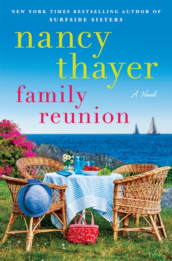 Family Reunion book cover depicting a table setting