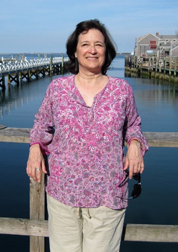 Nancy Thayer at Straight Wharf, Nantucket